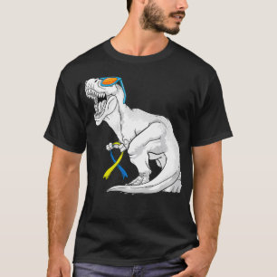 Camiseta Síndrome de Down Dinosaurios Sensibilización Niños
