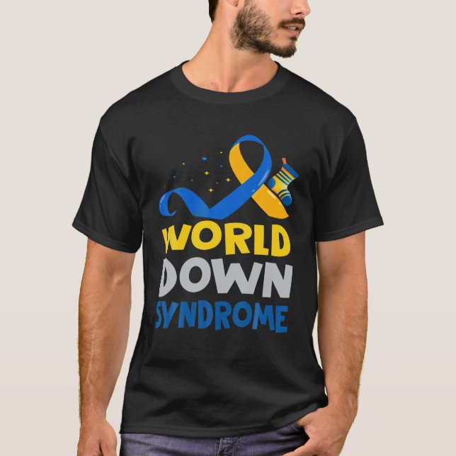 Camiseta Síndrome de Down en el mundo Día Mundial de la DDS (Anverso)
