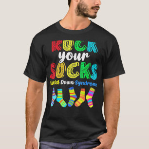 Camiseta Síndrome de Down en todo el mundo sacude tus zócal
