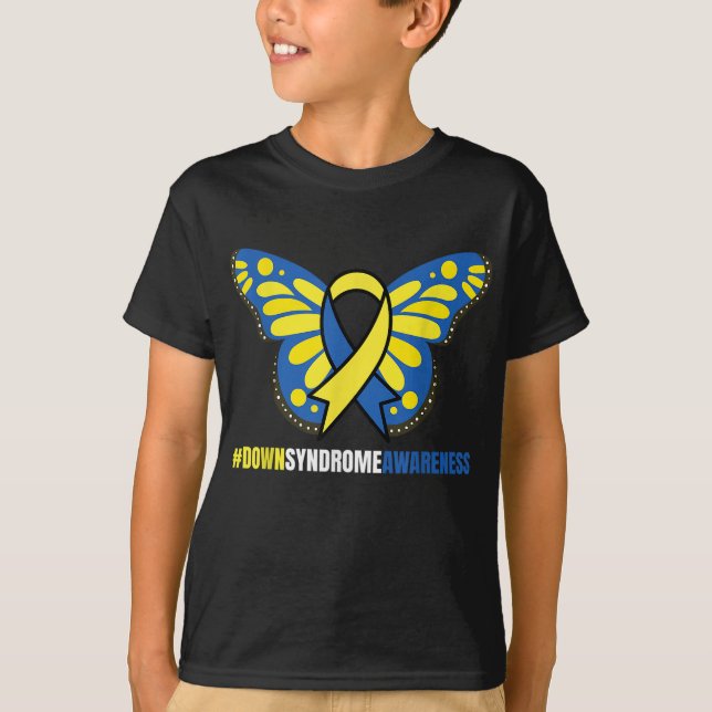 Camiseta Síndrome de Down Equipo familiar orgulloso (Anverso)