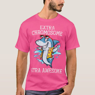 Camiseta Síndrome de Down Extra-Awesome Extra cromosoma