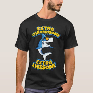 Camiseta Síndrome de Down extra traumático Tiburón