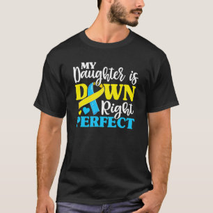 Camiseta Síndrome de Down Hija Trisomía Conciencia Mamá Pap