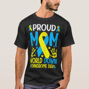 Camiseta Síndrome de Down Mamá Ribbon Síndrome de Down Cons