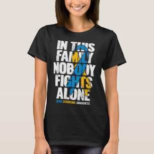 Camiseta Síndrome de Down Mujeres T21 Síndrome de Down fami