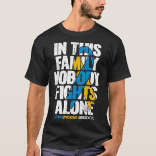Camiseta Síndrome de Down Mujeres T21 Síndrome de Down fami