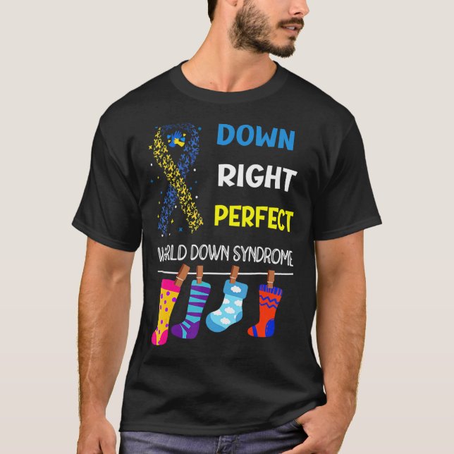Camiseta Síndrome de Down Mundial Apoyo Niños Gritan Cinta  (Anverso)