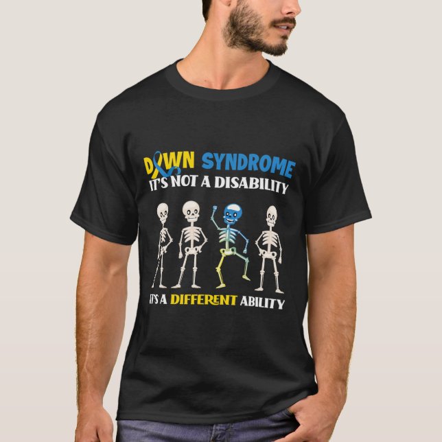Camiseta Síndrome de Down No es una discapacidad Es una dif (Anverso)