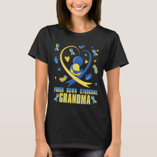 Camiseta Síndrome de Down Orgulloso Abuela Awares por síndr