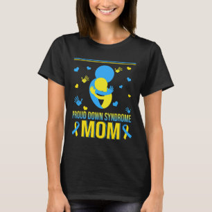 Camiseta Síndrome de Down Orgulloso Mamá Disminución Síndro