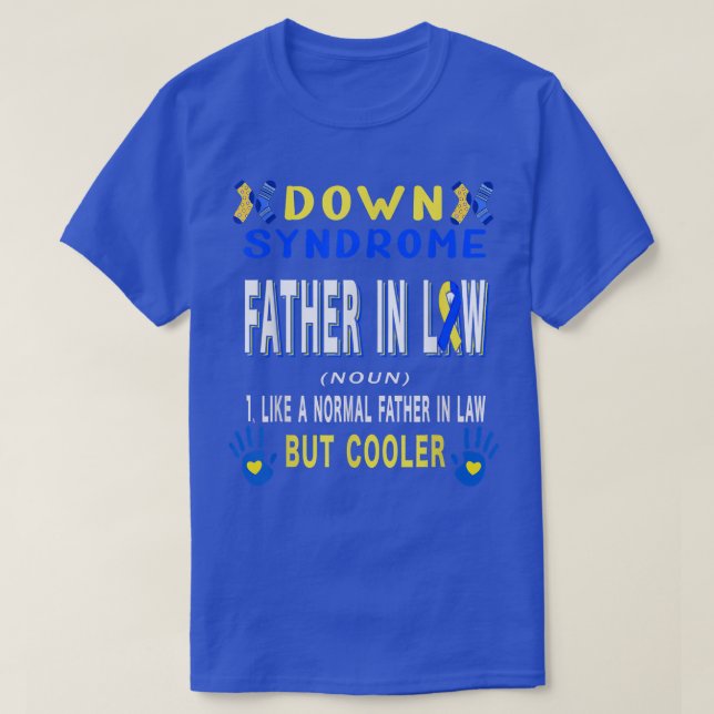 Camiseta Síndrome de Down Padre En El Refrigerador De Defin (Diseño del anverso)