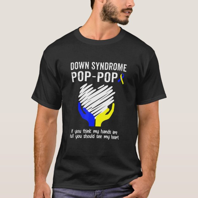 Camiseta Síndrome de Down Pop Deberías Ver Mi Corazón T21 (Anverso)