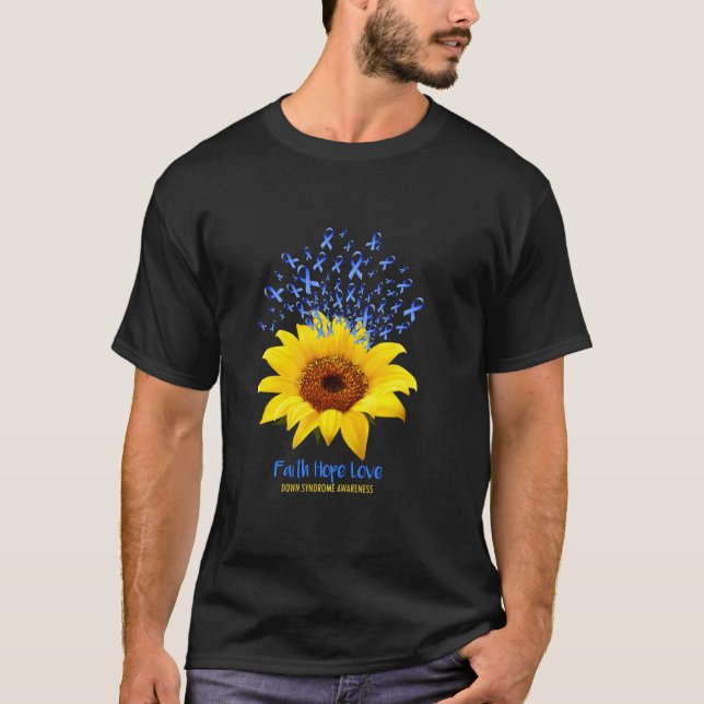 Camiseta Síndrome de Down, síndrome de Down para m (Anverso)