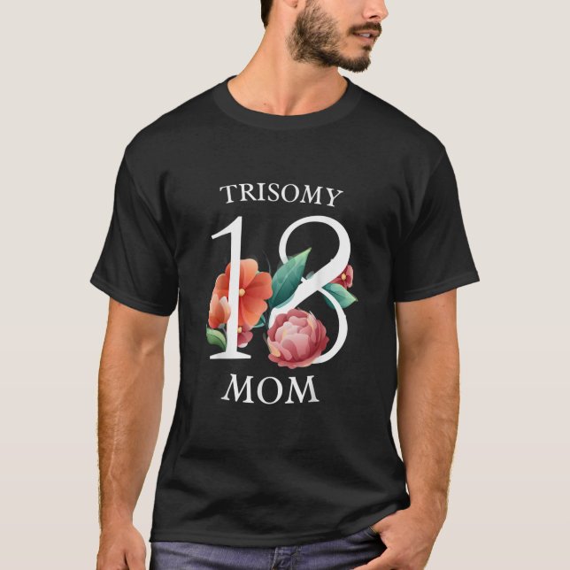 Camiseta Síndrome de Edward Trisomy 18 Día de Conciencia Ma (Anverso)