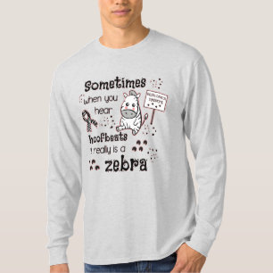 Camiseta Síndrome de Ehlers-Danlos Conciencia de las cebra