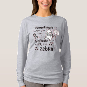 Camiseta Síndrome de Ehlers-Danlos Conciencia de las cebras