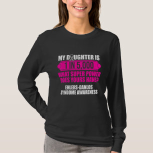 Camiseta Síndrome de Ehlers Danlos Sensibilización Hija Gue