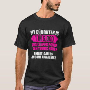 Camiseta Síndrome de Ehlers Danlos Sensibilización Hija Gue