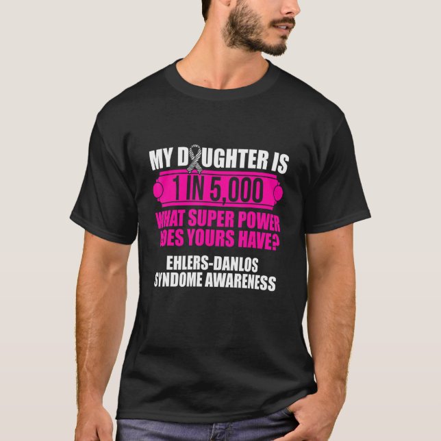 Camiseta Síndrome de Ehlers Danlos Sensibilización Hija Gue (Anverso)