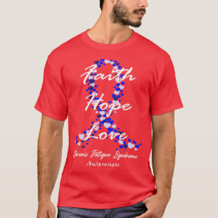 Camiseta Síndrome de Fatiga Crónica Conciencia Fe Esperanza