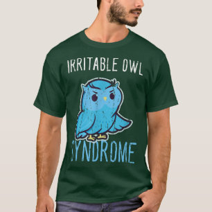 Camiseta Síndrome de Lechuza Irritable Lechuza Grumpy Graci