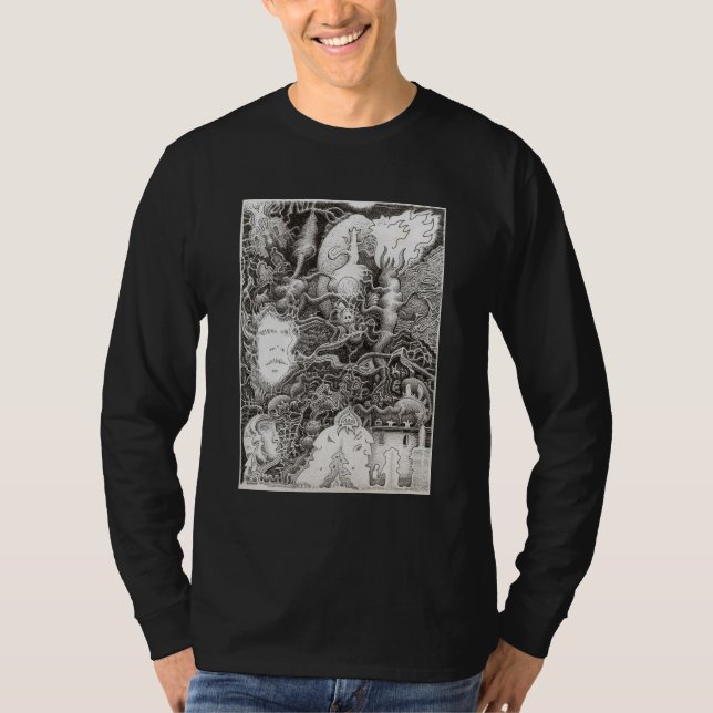 Camiseta Síndrome de Mindsucker, por Brian Benson (Anverso)