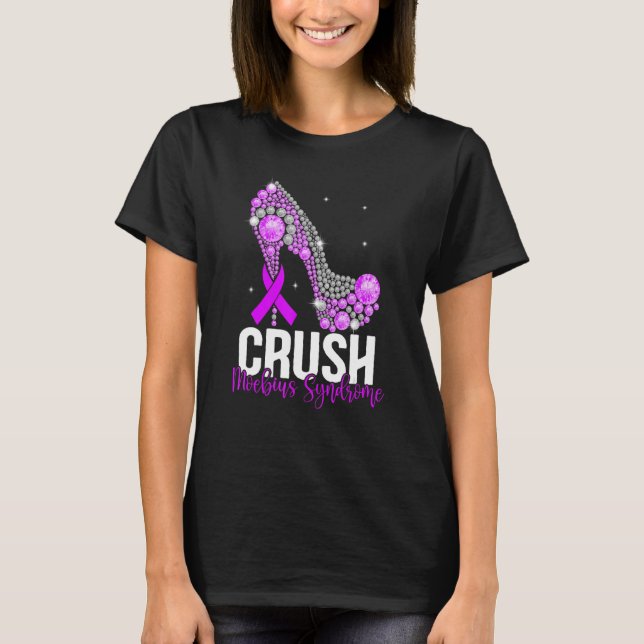 Camiseta Síndrome de Moebius Crush Conciencia Cinta púrpura (Anverso)