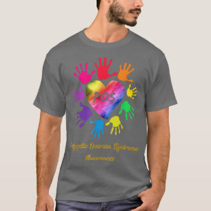 Camiseta Síndrome de Ovario Poliquístico Ayuda para la sens