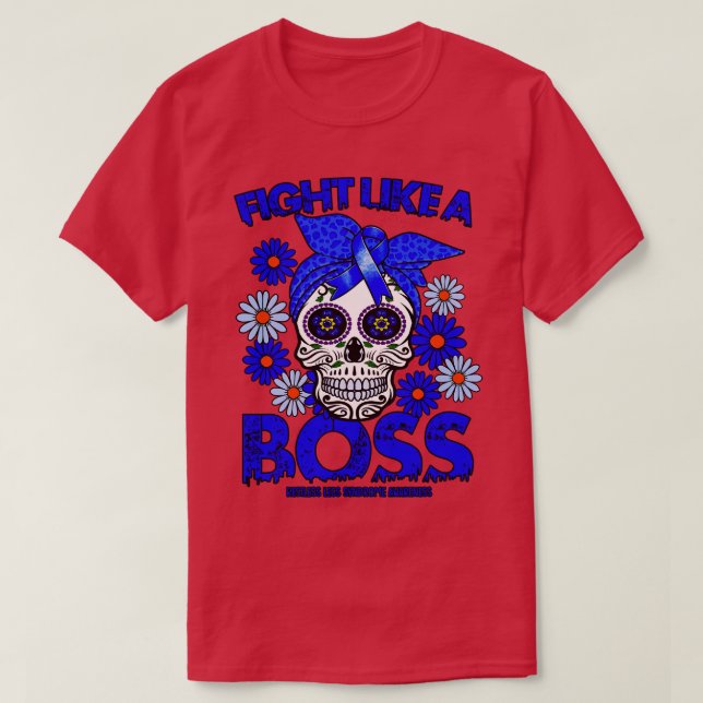 Camiseta Síndrome de Piernas Inquietas Lucha de concientiza (Diseño del anverso)