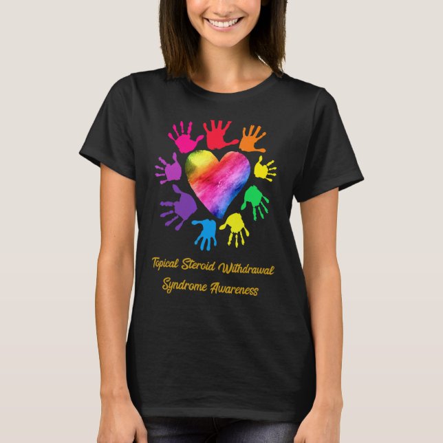 Camiseta Síndrome de Retirada Esteroide Tópico Mano de Conc (Anverso)