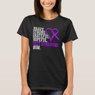 Camiseta Síndrome de Rett Mamá Yo Uso Síndrome De Rett Púrp