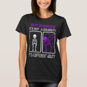 Camiseta Síndrome de Rett no es una discapacidad