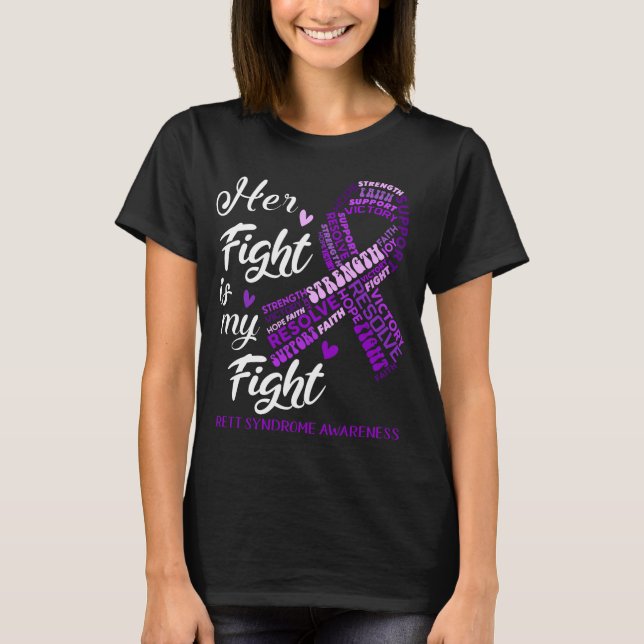 Camiseta Síndrome de Rett Su lucha es mi lucha (Anverso)