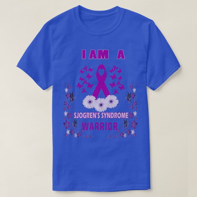 Camiseta síndrome de sjogrens (Diseño del anverso)
