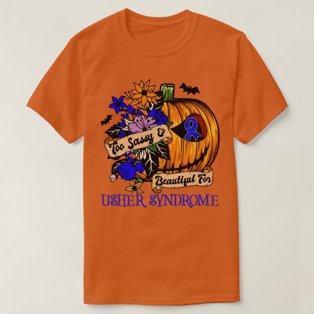 Camiseta Síndrome de Usher Conciencia retro halloween espel (Diseño del anverso)