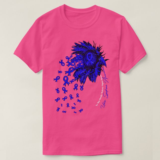 Camiseta Síndrome de Usher Sensibilización sobre el girasol (Diseño del anverso)