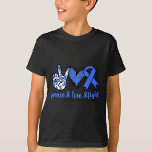Camiseta Síndrome de Vómitos Cíclicos Cinta Azul Paz Amor F