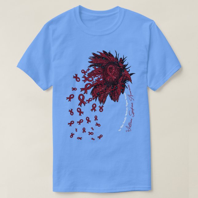 Camiseta Síndrome de Williams Conciencia sobre el girasol n (Diseño del anverso)