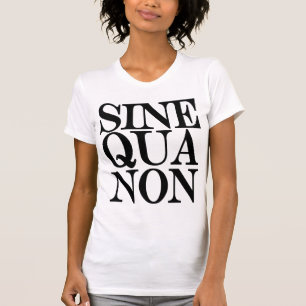 Camiseta Sine Qua Non Latin Cita Camisas de Singlet