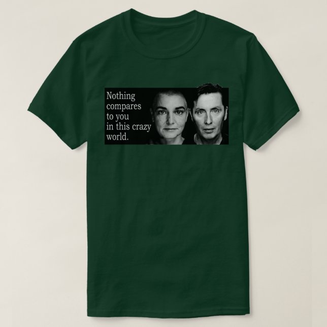 Camiseta Sinead OConnor y Christy Dignam (Diseño del anverso)