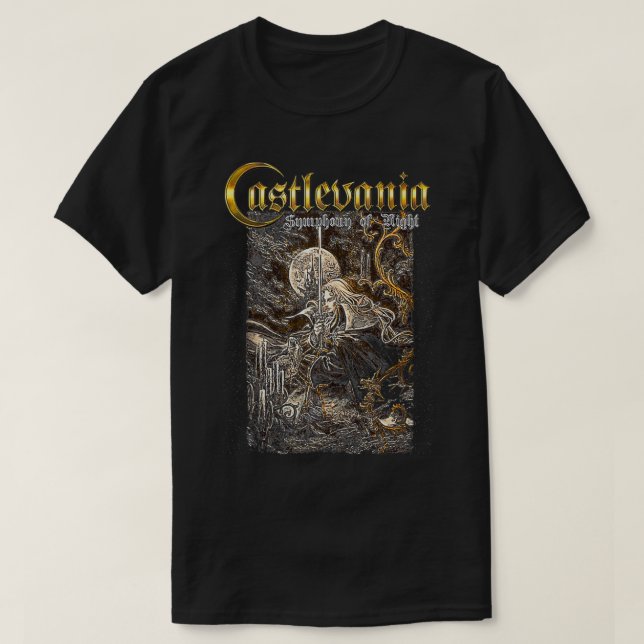Camiseta Sinfonía Bo Art 01 de Konami Castlevania de Estado (Diseño del anverso)