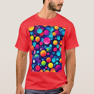Camiseta Sinfonía de burbujas coloridas
