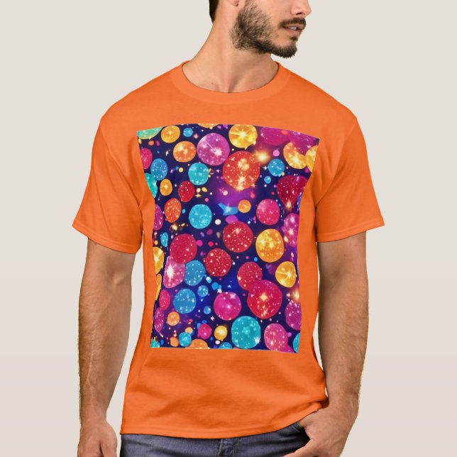 Camiseta Sinfonía de Color Brillante (Anverso)