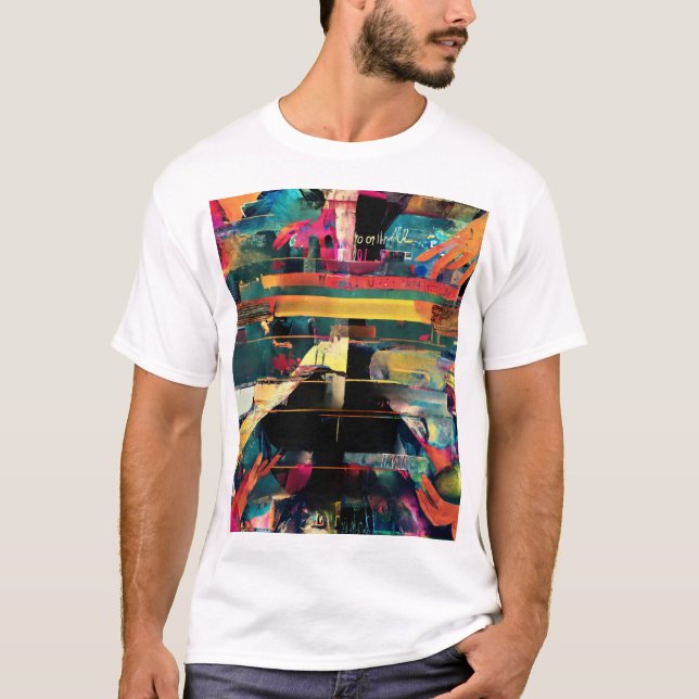 Camiseta Sinfonía de colores (Anverso)