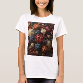 Camiseta Sinfonía de Floración Radiante: Flor Alta Costura