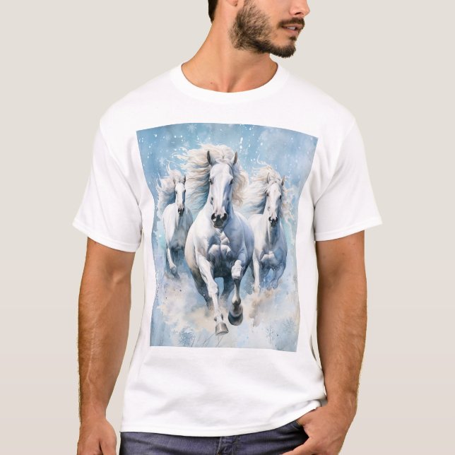 Camiseta Sinfonía de los Caballos Blancos con Snowbound: Ga (Anverso)