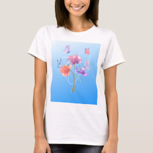 Camiseta Sinfonía floral