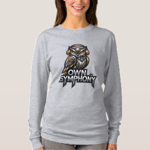 Camiseta Sinfonía Propia – Búho de Música Futurista