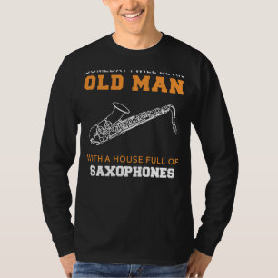 Camiseta Sinfonía saxofónica: Futuros viejos hombres Jazz H