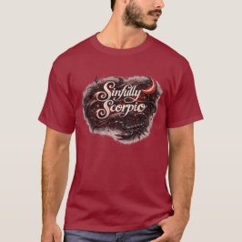 Camiseta Sinfully Scorpio Zodiac T-Shirt – Dark Seductive A